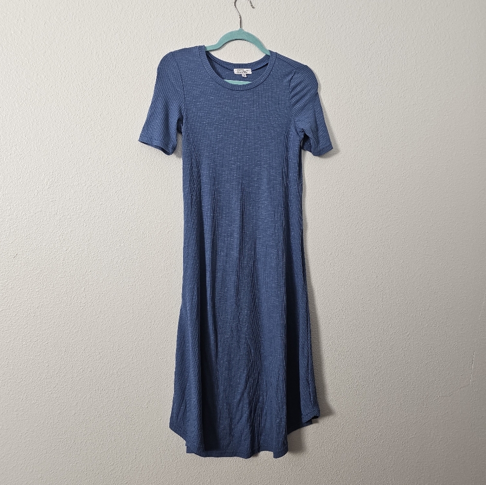 Blue Short Sleeve Women's Sweet Salt  Dress Sz XS